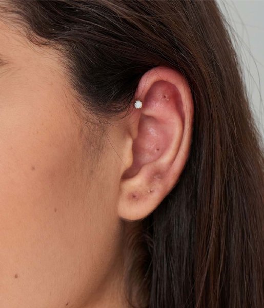 Ania Haie Oorbellen Opal Cabochon Single Stud Earring Gold